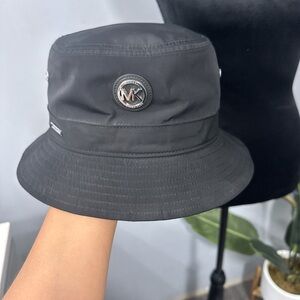 Michaels Black Patterned Bucket Hat